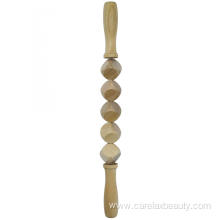 Health care wood roller massager for body